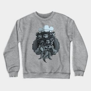 Monster Chef Light Blue Crewneck Sweatshirt